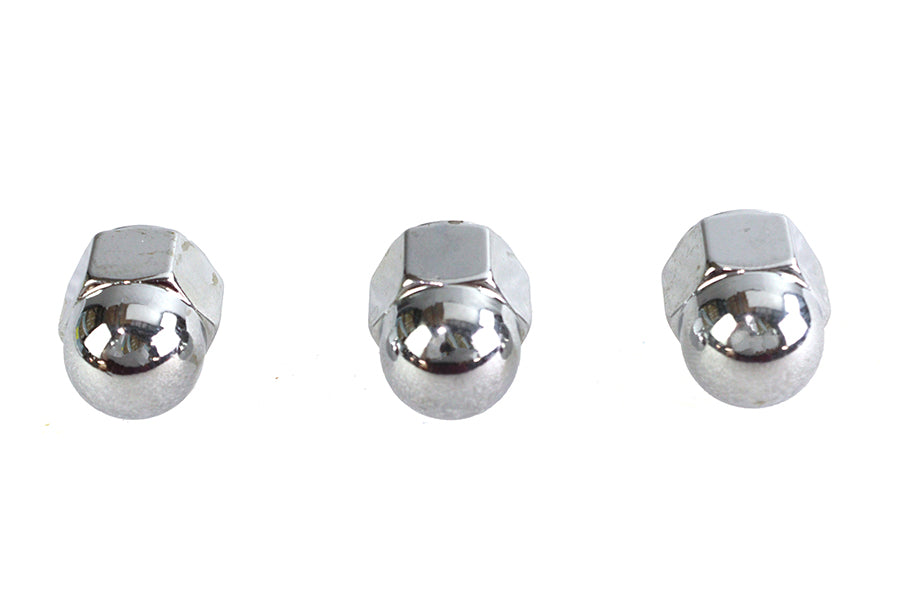Colony Chrome Acorn Nut 3/8 inch-16 Coarse Thread - Durable Fastener for Automotive and Mechanical Applications