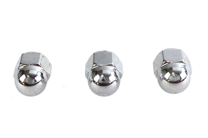 Colony Chrome Acorn Nut 3/8 inch-16 Coarse Thread - Durable Fastener for Automotive and Mechanical Applications