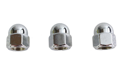 Colony Chrome Acorn Nut 3/8 inch-16 Coarse Thread - Durable Fastener for Automotive and Mechanical Applications