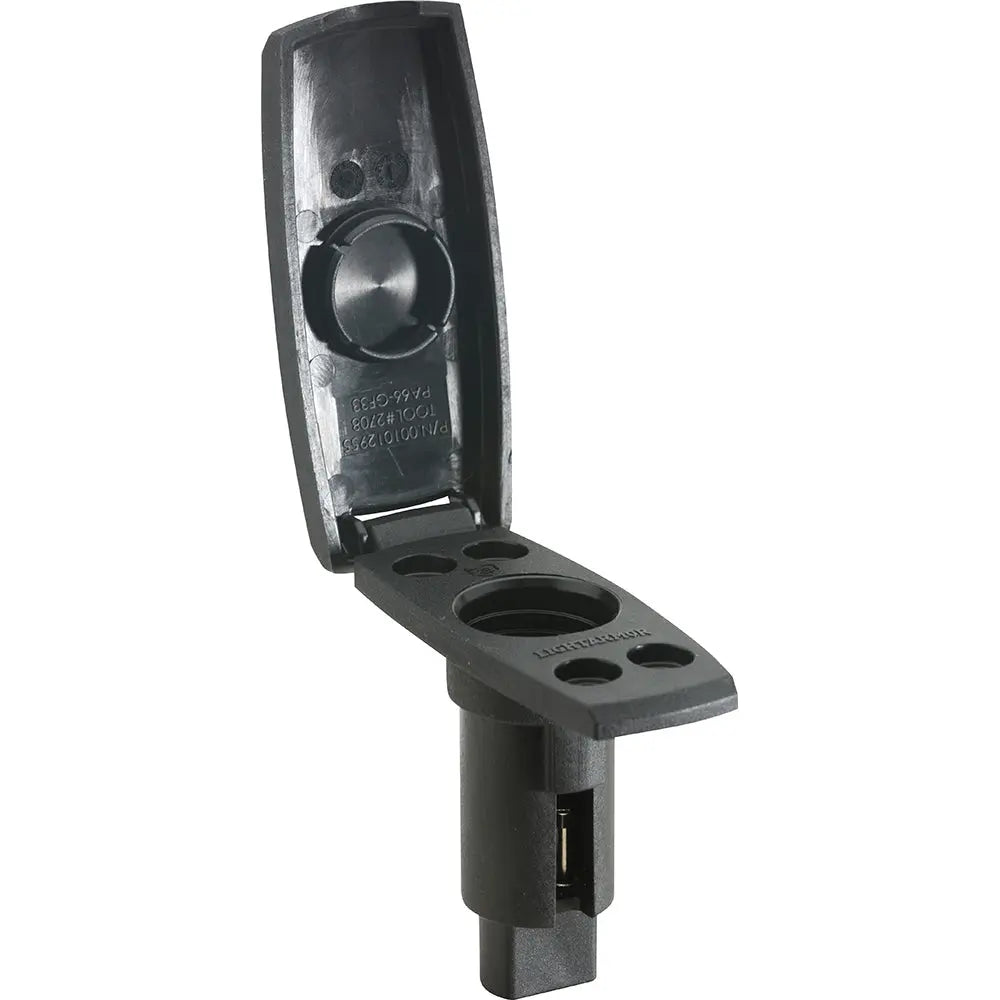 Attwood Marine LightArmor Plug-In Base - 2 Pin Black Rectangle (Part #910V2PB-7)