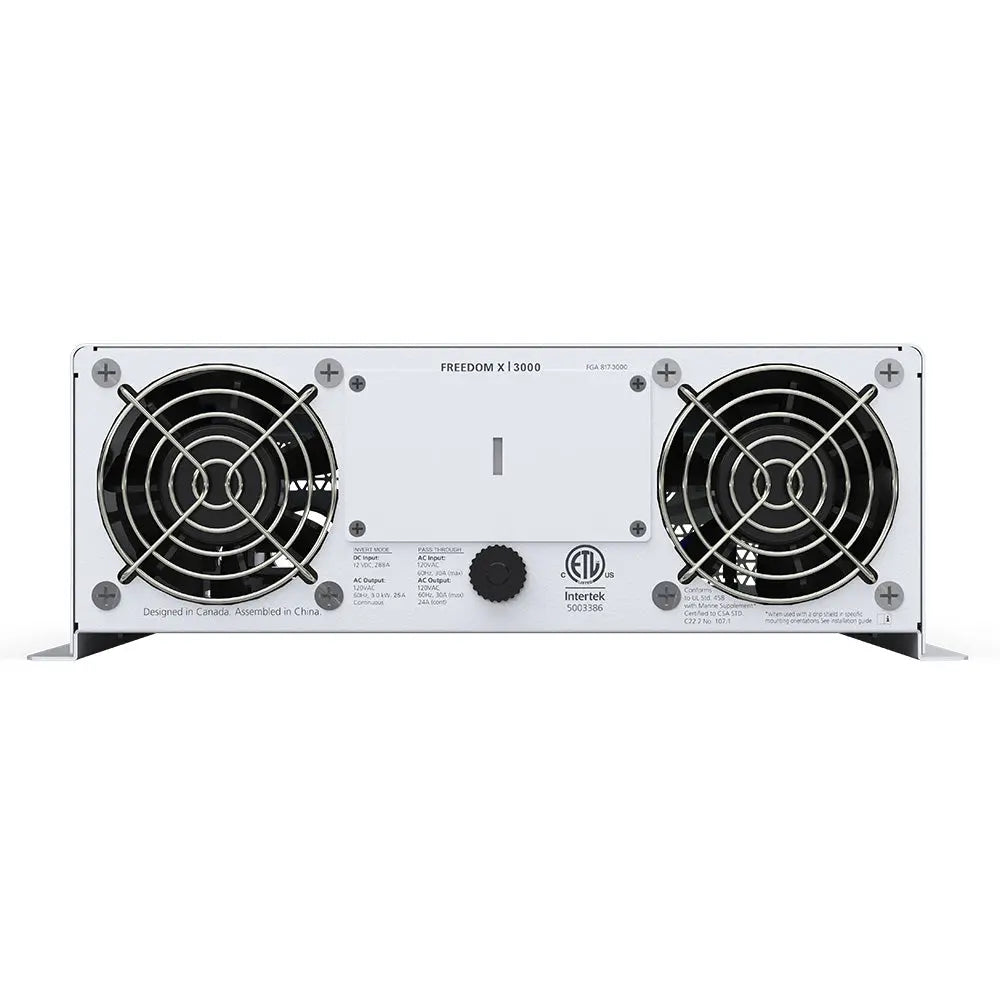 Xantrex Freedom X 3000 True Sine Wave Inverter with Hardwire 120VAC/12VDC Power Conversion