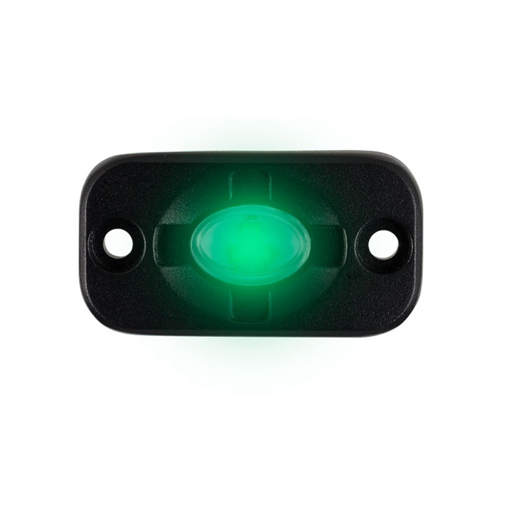 HEISE LED Lighting Systems HE-TL1G Auxiliary Accent Lighting Pod, Green