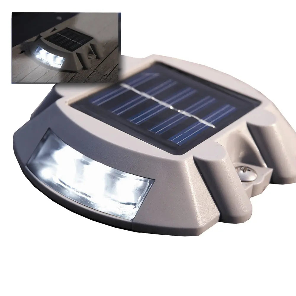 Dock Edge DockLite Solar Dock and Deck Light – Easy Install, Weatherproof Pathway Illumination