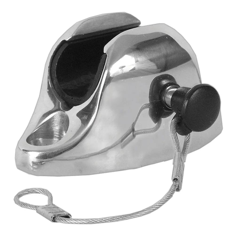 TACO Marine Flat Deck Hinge with Pin and Lanyard - 7/8 inch to 1-1/4 inch