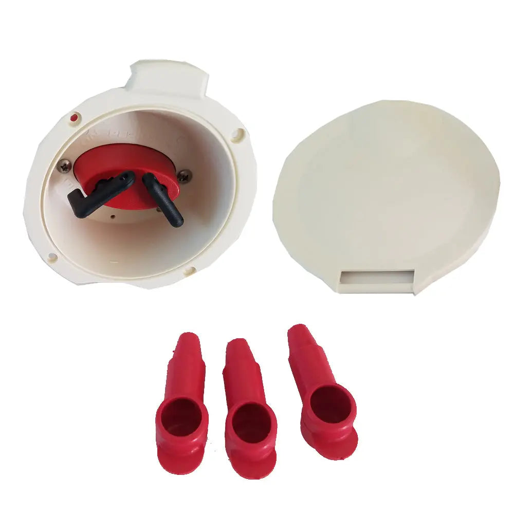Perko Dual Battery Selector Switch - Part 8521DPC, Cup Mount Design