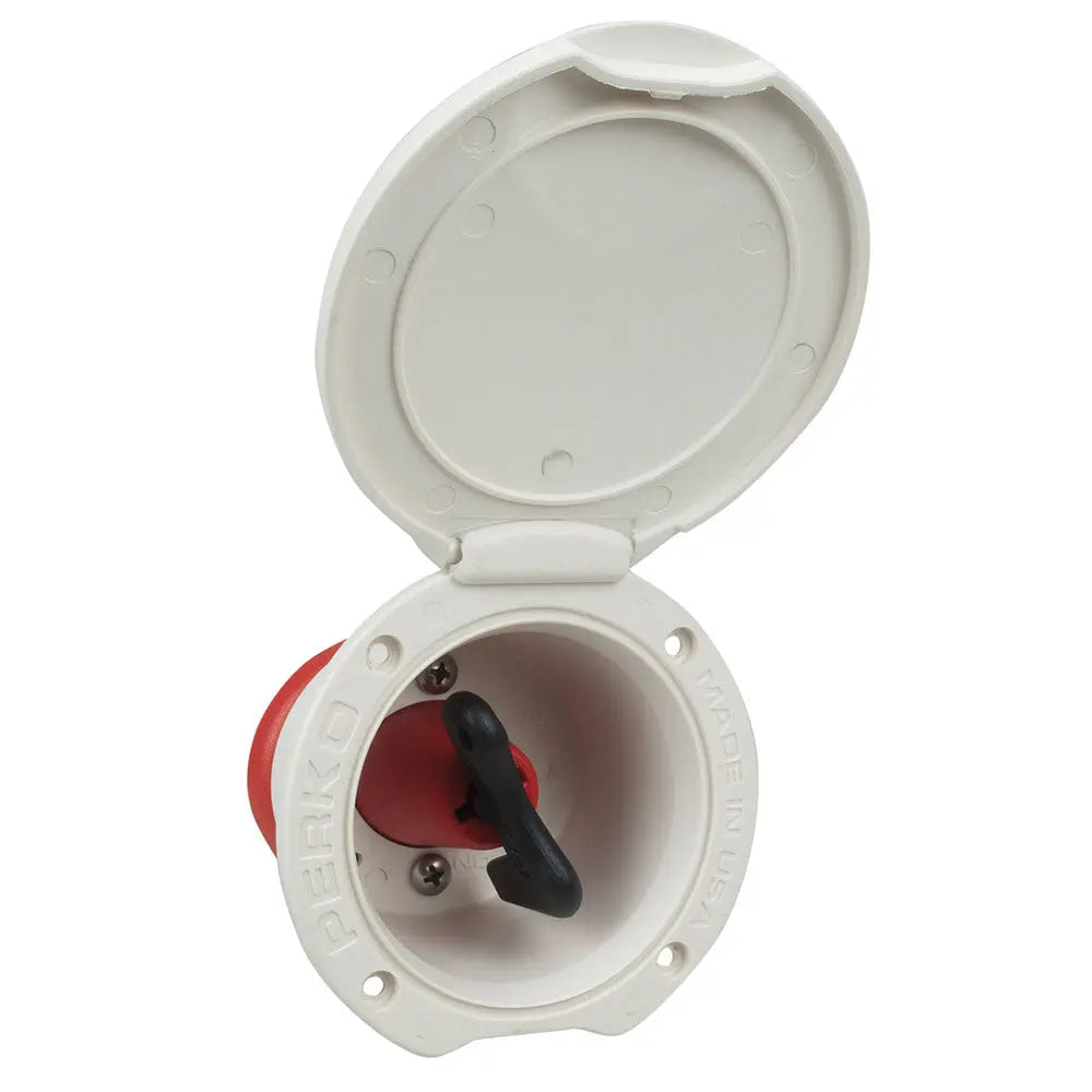 Perko 9621DPC Single Battery Disconnect Switch with Cup Mount - 140 Amp Marine Electrical System