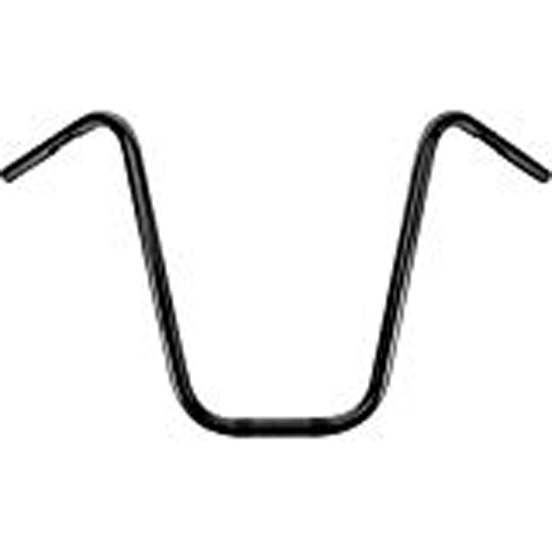 EMGO Handle Bar 1" High Western for Custom Motorcycles