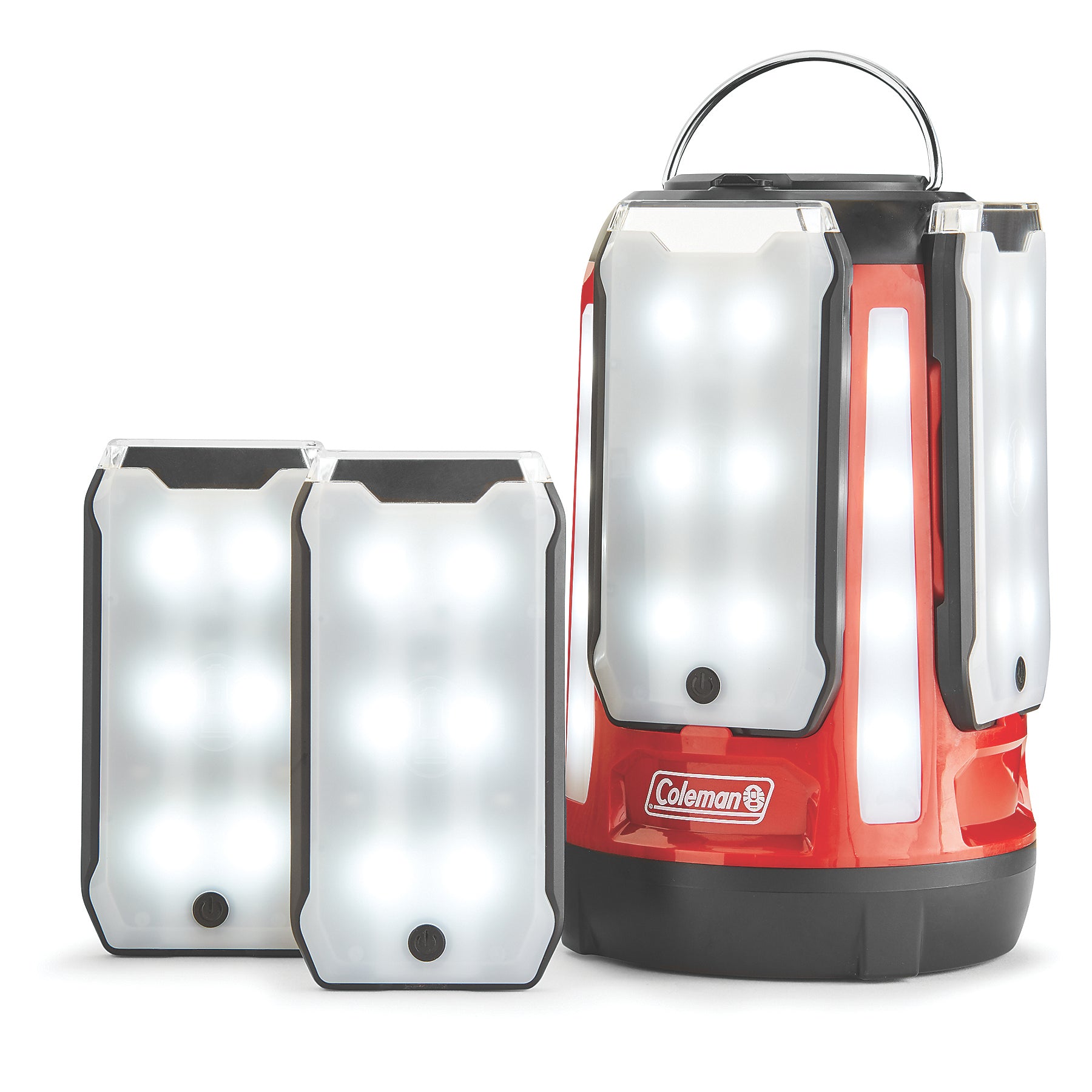Coleman Quad Pro 800L LED Panel Lantern - Versatile Portable Camping Light with USB Charging
