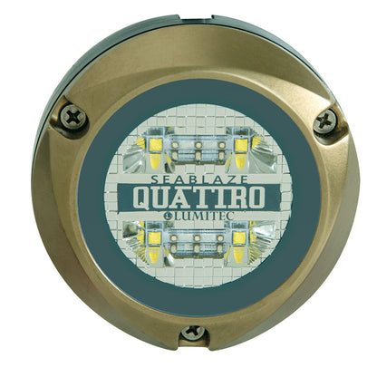 Lumitec Zambezi Quattro Surface Mount Underwater Light - White and Blue