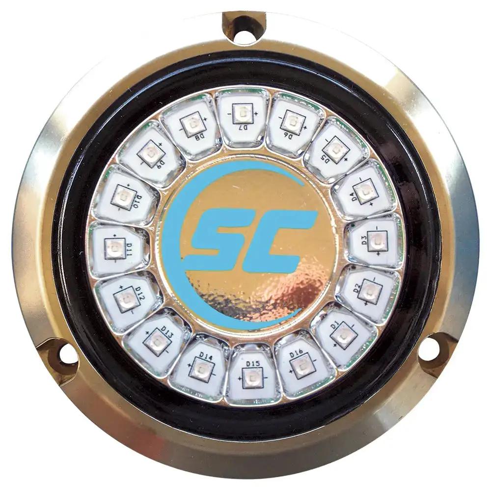 Shadow-Caster LED Lighting Bimini Blue Single Color Underwater Light - 16 LEDs, Bronze Housing by Shadow-Caster LED Lighting