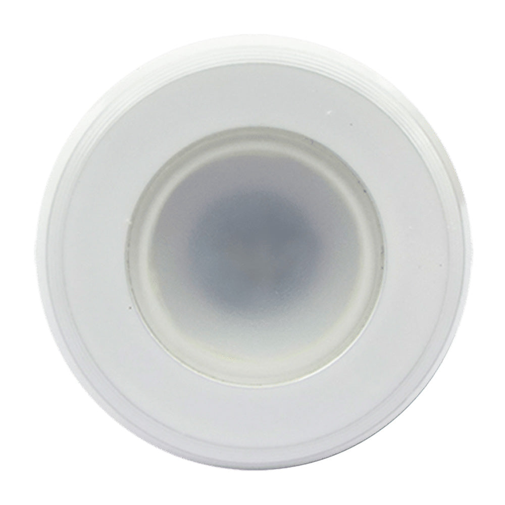 Shadow-Caster LED Lighting SCM-DL-GW-WH White Powder Coat Down Light for Marine Use