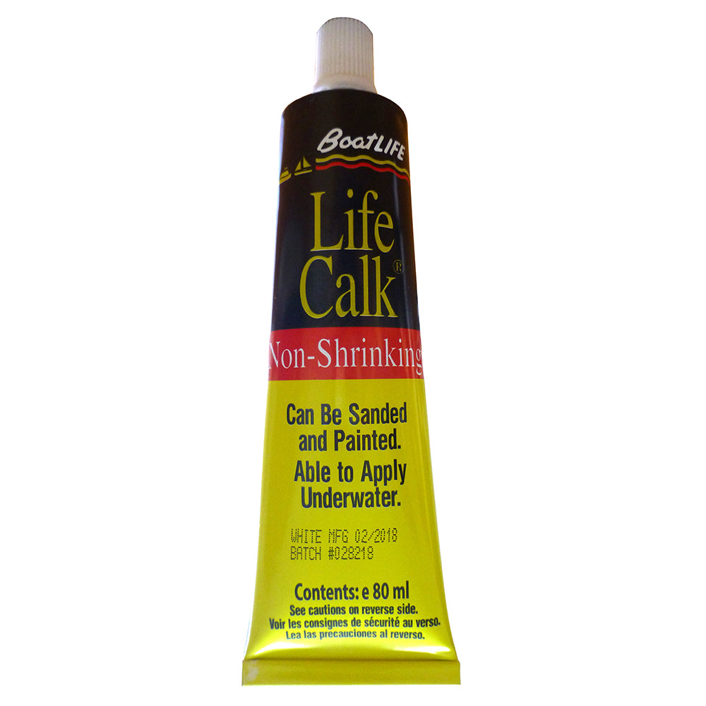 BoatLIFE Life-Calk Sealant Tube - Non-Shrinking Marine Sealant for Below and Above Waterline Repairs