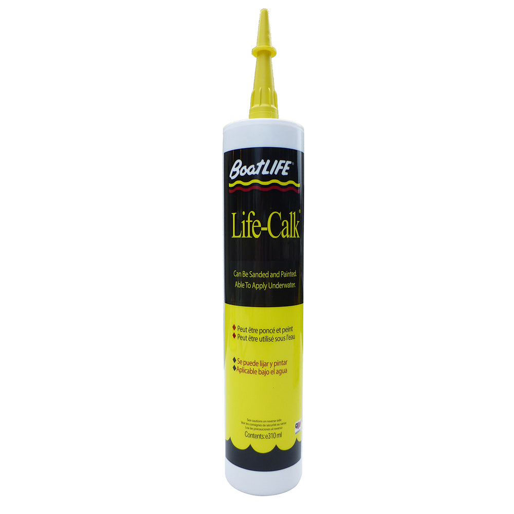 BoatLIFE Life-Calk Cartridge - Black Marine Sealant for Above and Below Waterline Applications