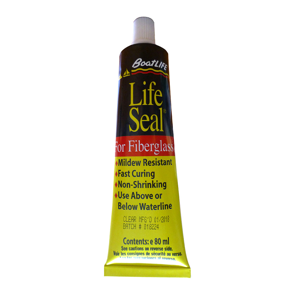 BoatLIFE LifeSeal Sealant Tube 2.8 Fl Oz - Clear for Marine Waterproofing and Sealing