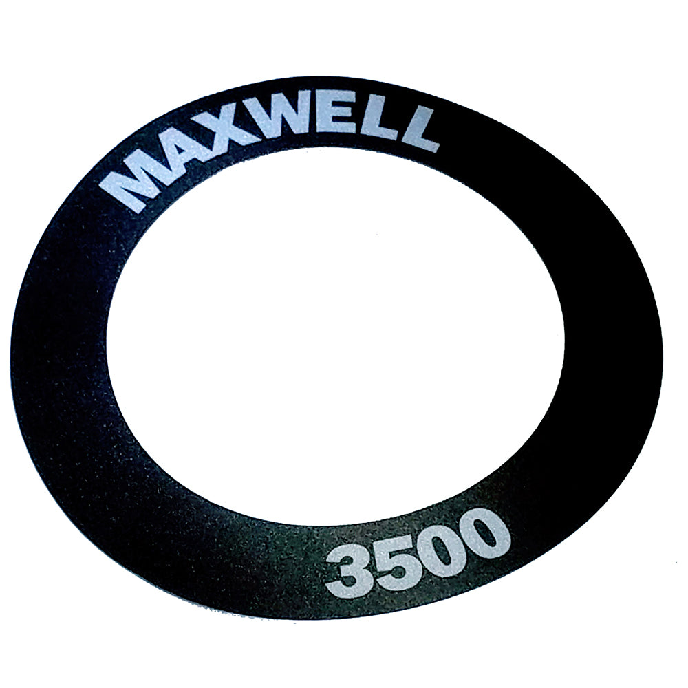 Maxwell Label 3856 Round Label – 3.5 inch Diameter