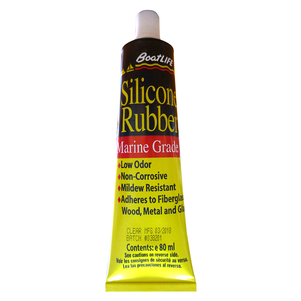 BoatLIFE Silicone Rubber Tube 2.8 fl oz - Clear Marine Grade Sealant