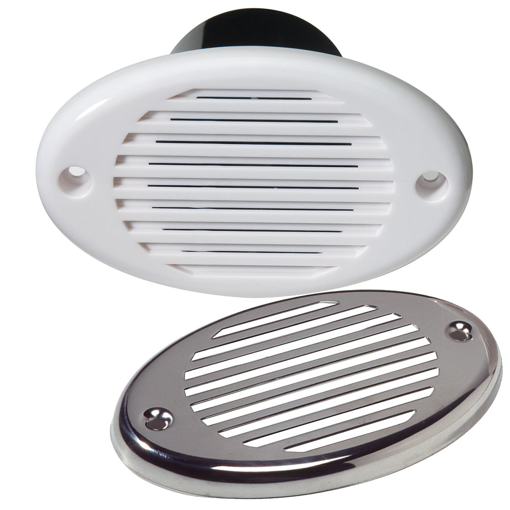 Innovative Lighting Marine Hidden Horn - White with Stainless Steel Overlay, Part No. 540-0101-7