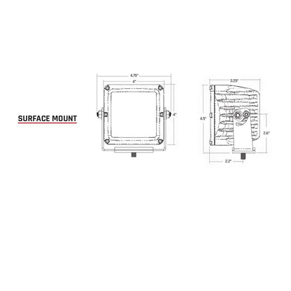 RIGID Industries D-XL PRO Diffused LED Light Pair - Black