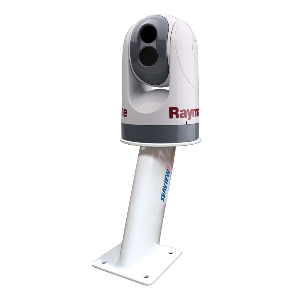 Seaview 12-Inch Aft Leaning Camera Mount - Universal Fit for Raymarine, Flir, and Comnav Models