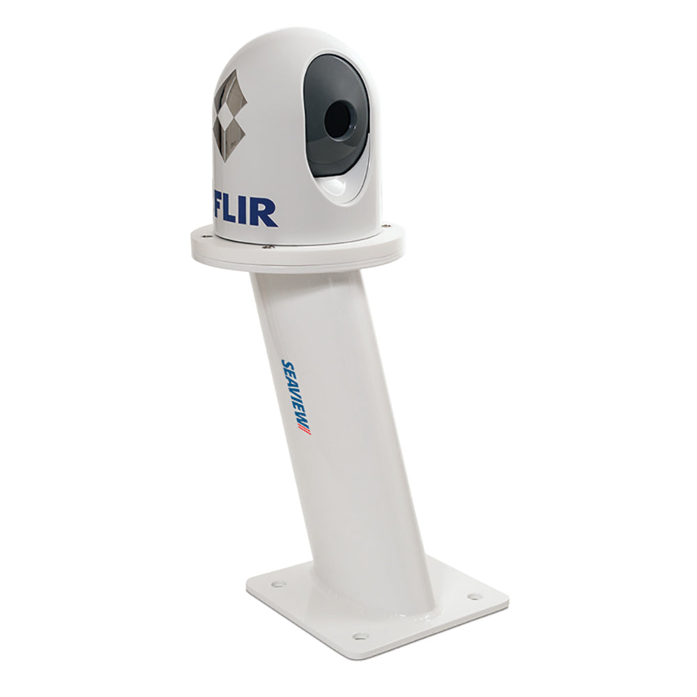 Seaview 12-Inch Aft Leaning Camera Mount - Universal Fit for Raymarine, Flir, and Comnav Models