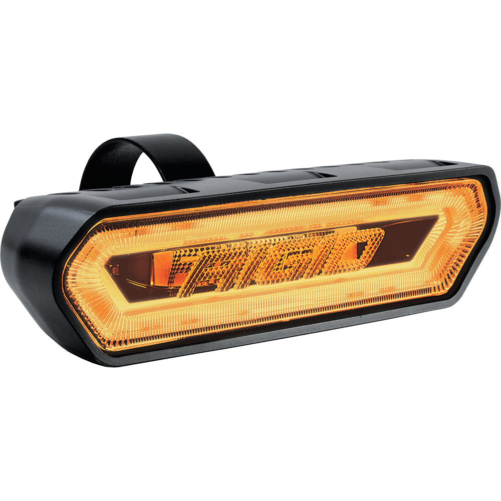 RIGID Industries Chase Amber LED Light for Off-Road Vehicles with Multi-Function Brake, Strobe, and White Reverse Light
