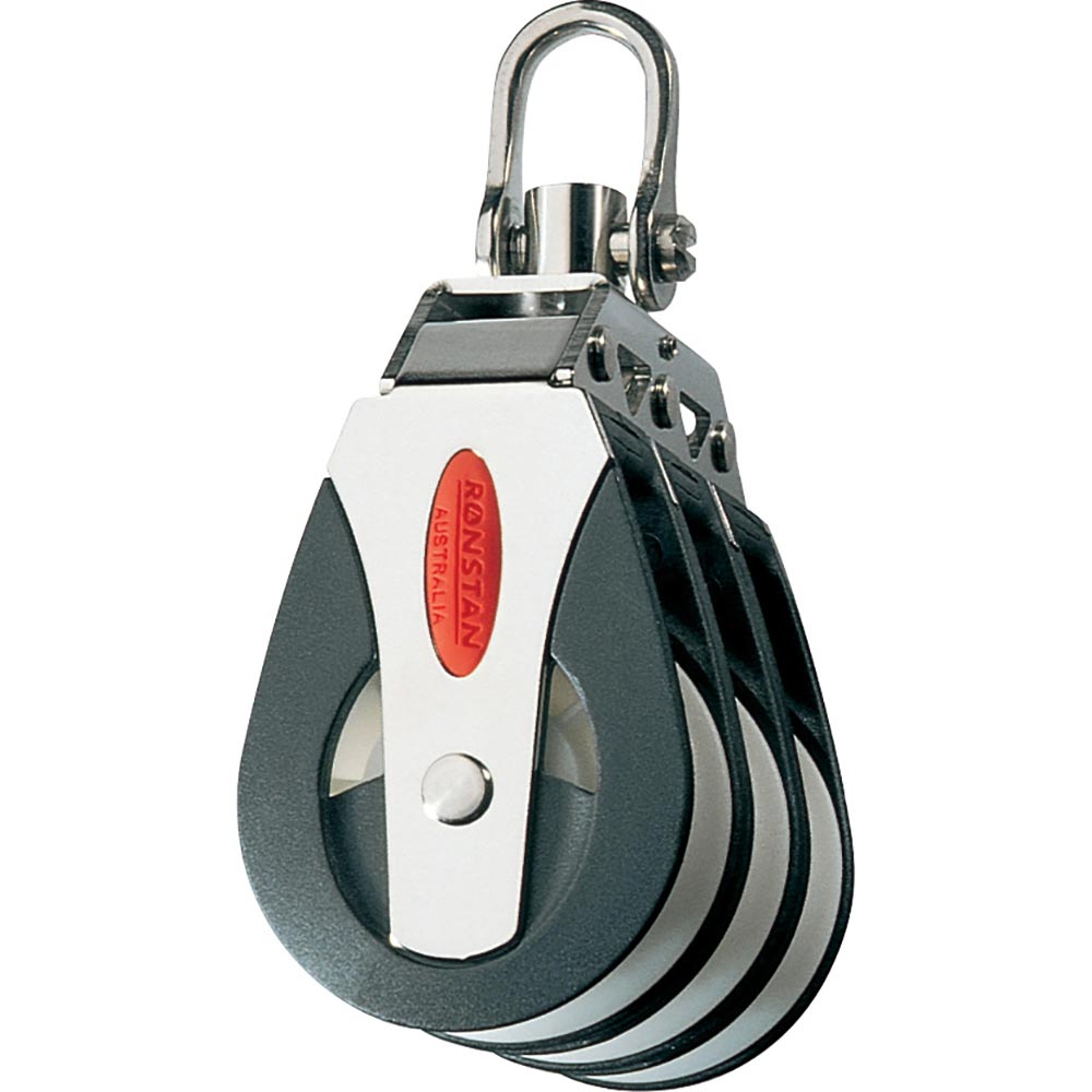 Ronstan Series 40 All Purpose Block - Triple Swivel Head, Model RF41300
