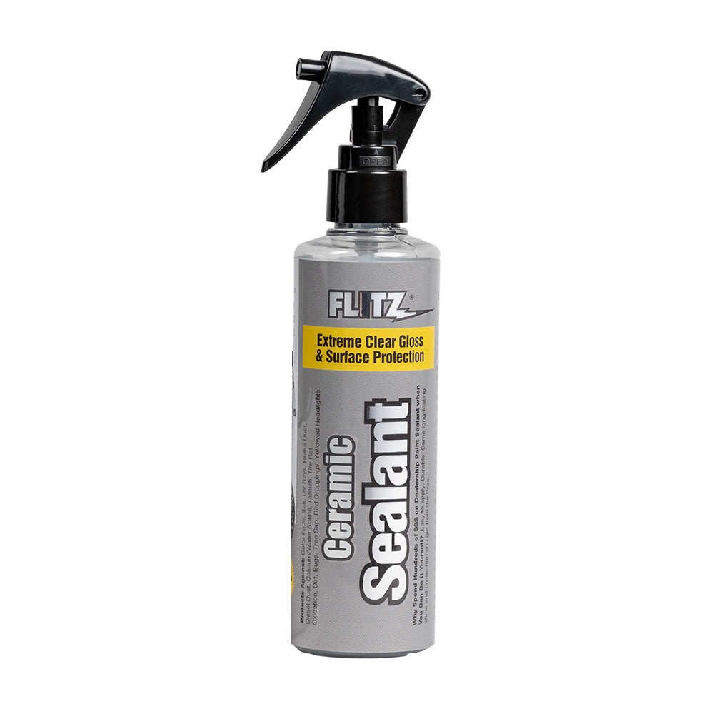 Flitz Ceramic Sealant Spray Bottle 8oz – Hydrophobic Protective Coating for All Surfaces