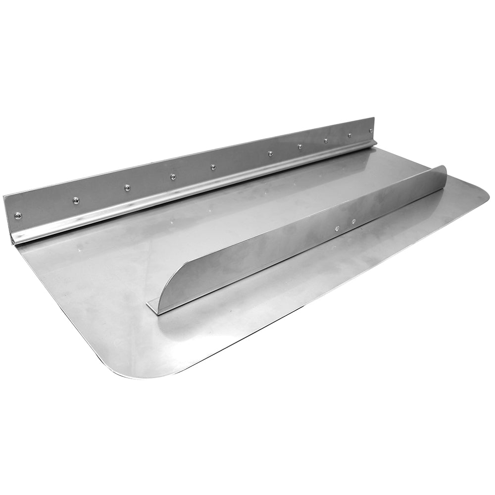 Bennett Marine 30x12 Trim Plane Assembly - High-Quality Stainless Steel Boat Trim Part