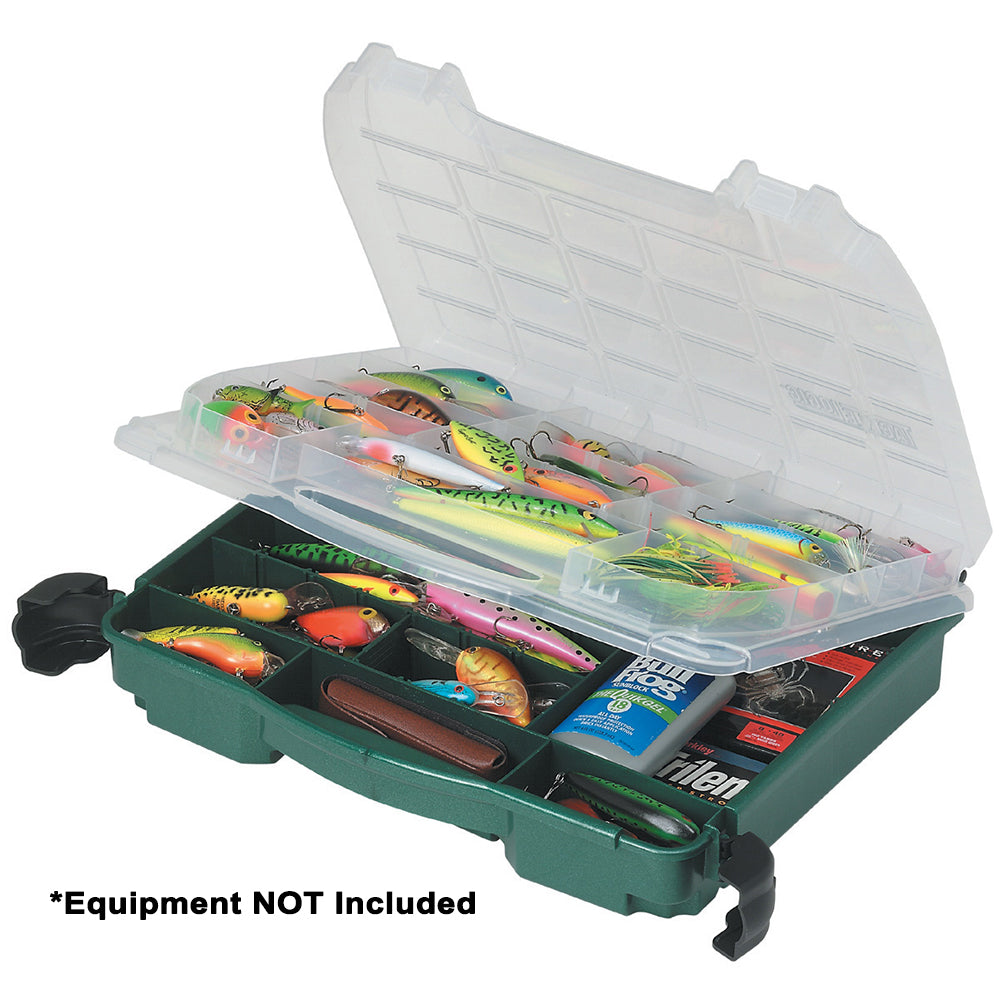 Plano Lockjaw Satchel in Green - Durable Storage Organizer with Adjustable Compartments