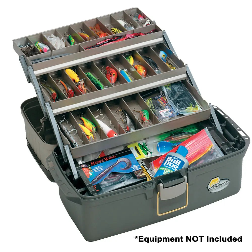 Plano Guide Series Tray Tackle Box in Graphite and Sandstone, Part No. 613403