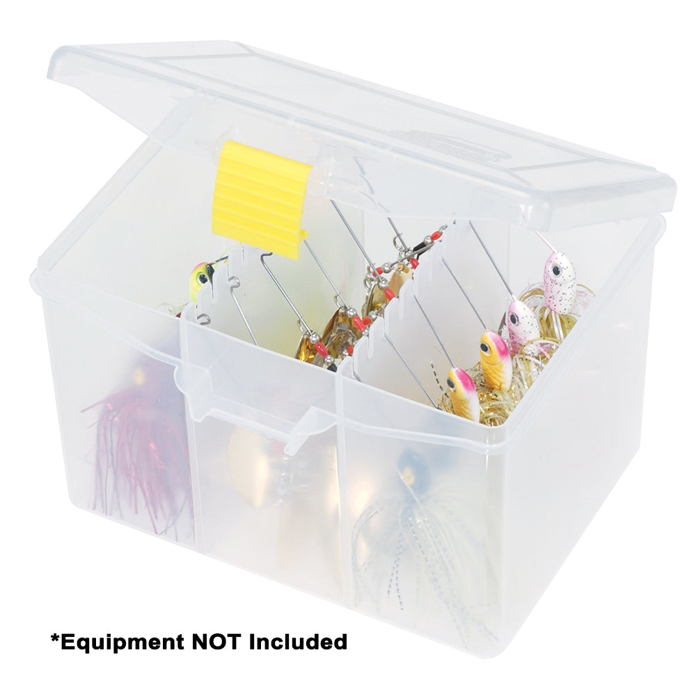 Plano ProLatch Spinnerbait Organizer - Clear, Holds 22 Baits for Easy Storage and Identification