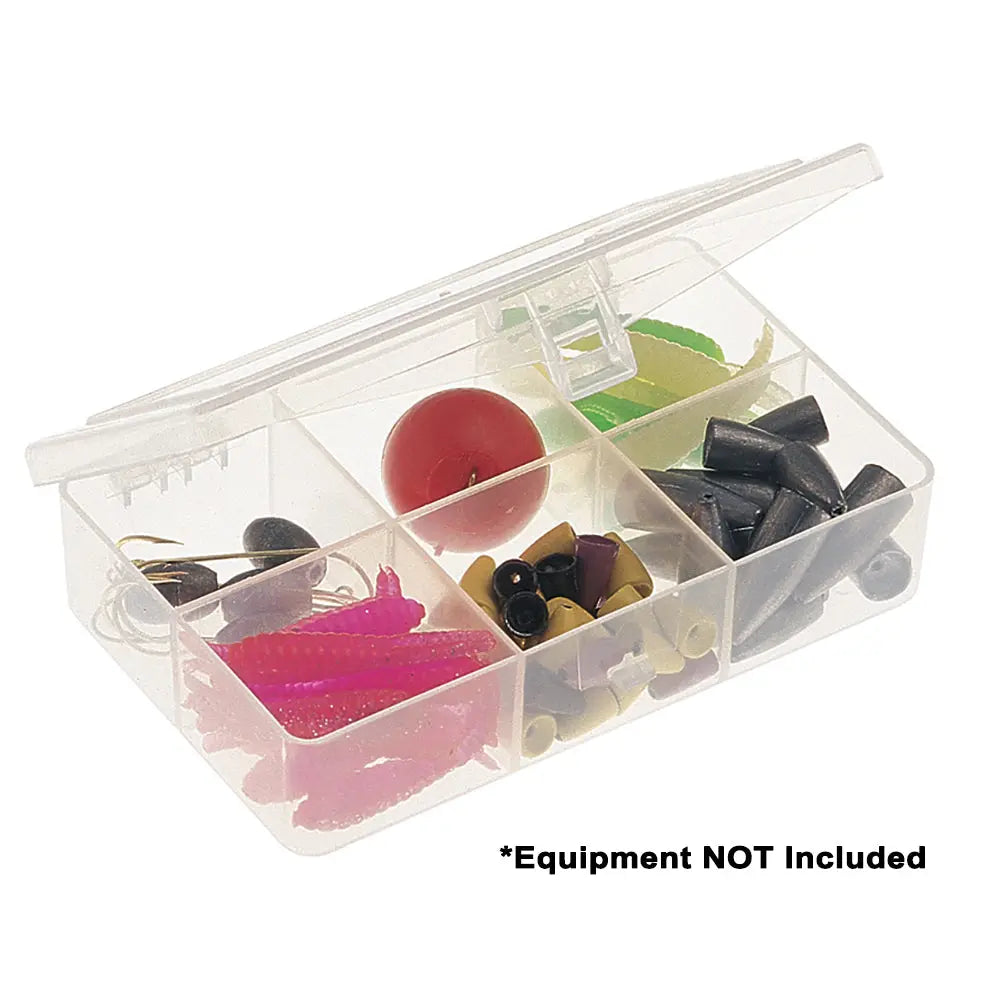 Plano Six-Compartment Clear Tackle Organizer with Secure Latching System