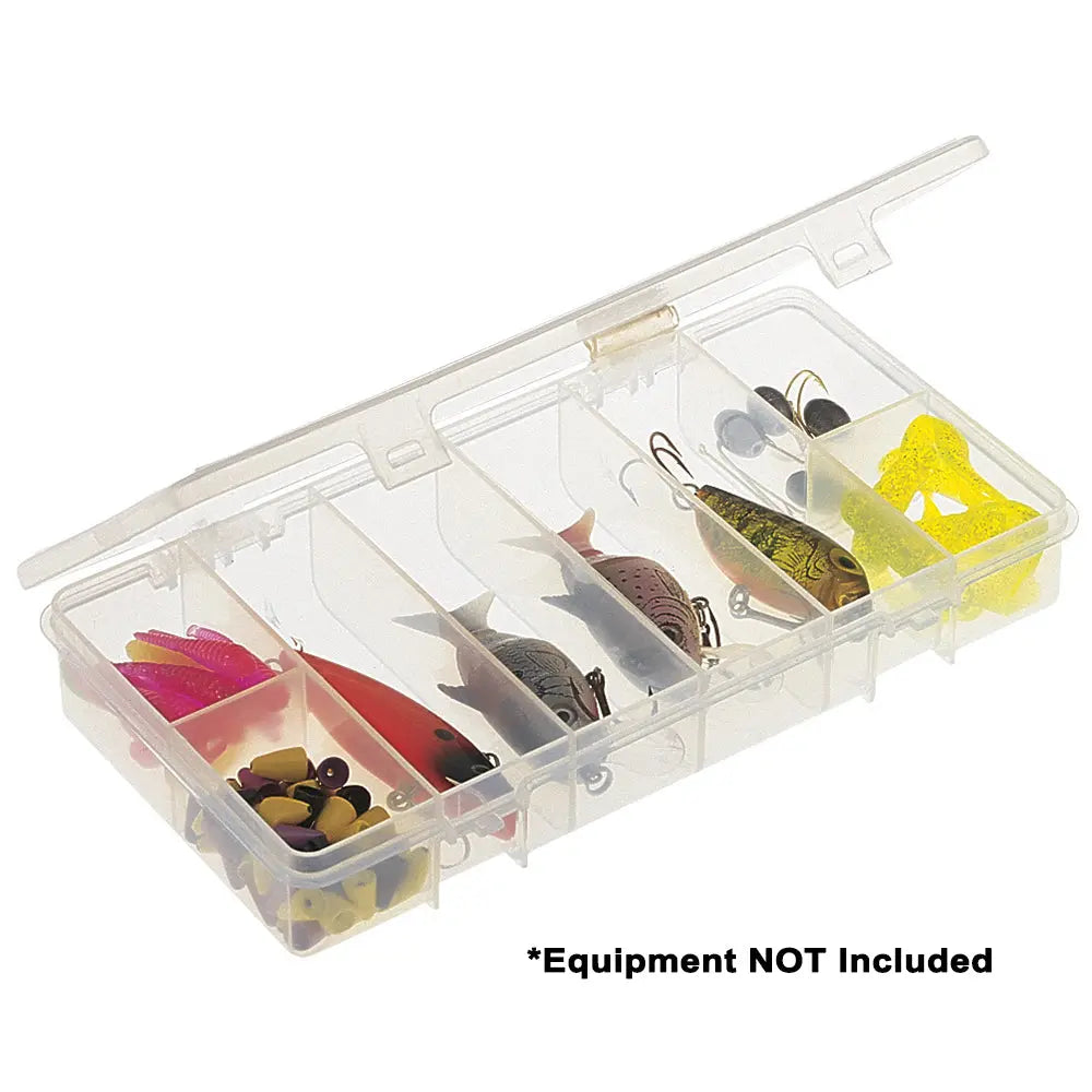 Plano Eight-Compartment Stowaway 3400 Clear - Compact Tackle Storage Box