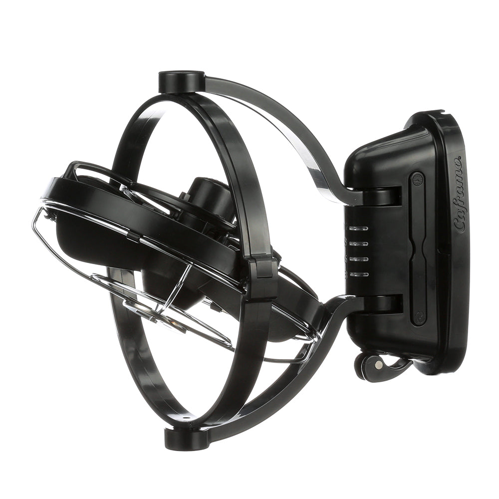 SEEKR by Caframo Sirocco II Elite Fan - Black with 360-Degree Airflow and Whisper-Quiet Operation