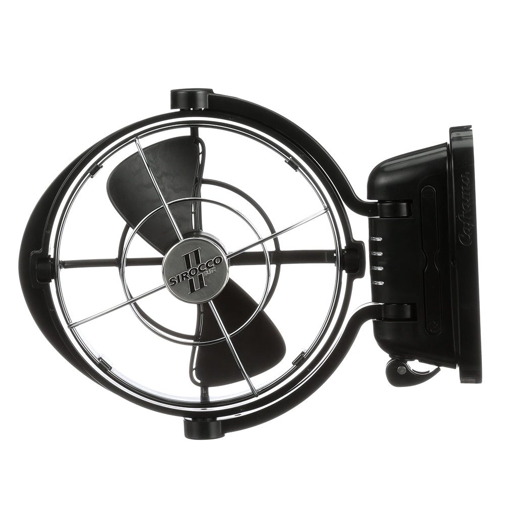 SEEKR by Caframo Sirocco II Elite Fan - Black with 360-Degree Airflow and Whisper-Quiet Operation