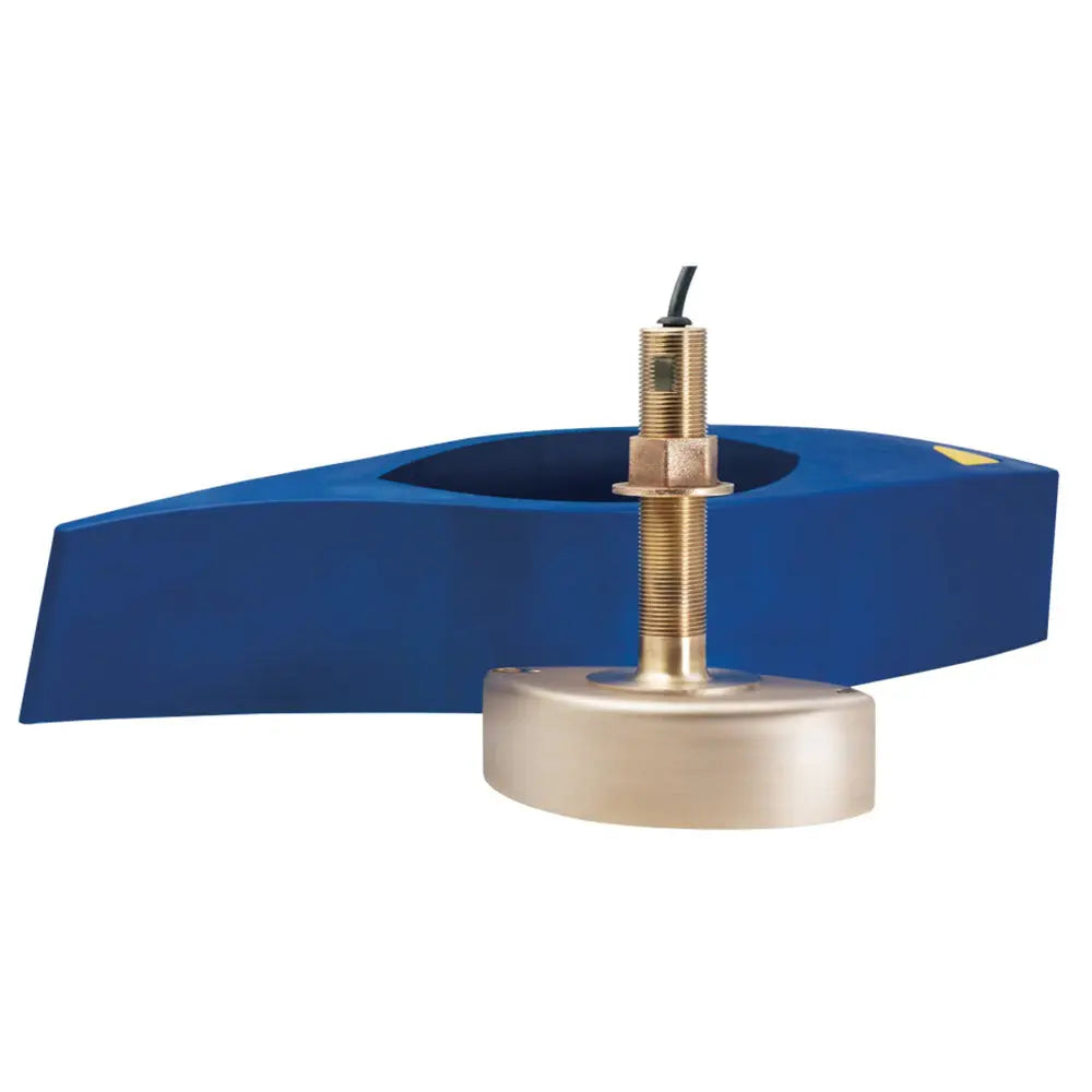 Airmar B285HW Bronze 1kW Wide Beam Chirp Thru-Hull Transducer for Enhanced Fish Detection and Bottom Coverage