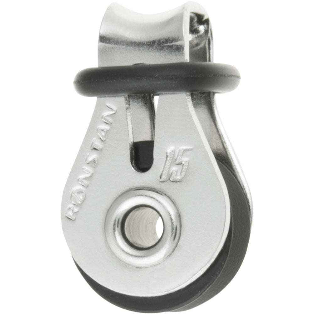 Ronstan Series 15 Ball Bearing Utility Block - Single Loop Head, Lightweight and High Performance