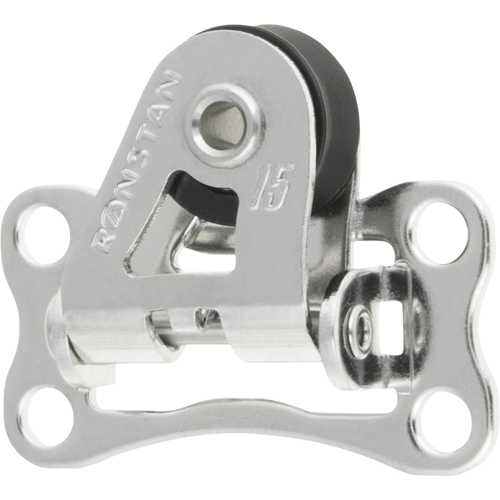 Ronstan Series 15 Ball Bearing Utility Block - Pivoting Lead Block with Stainless Steel Components