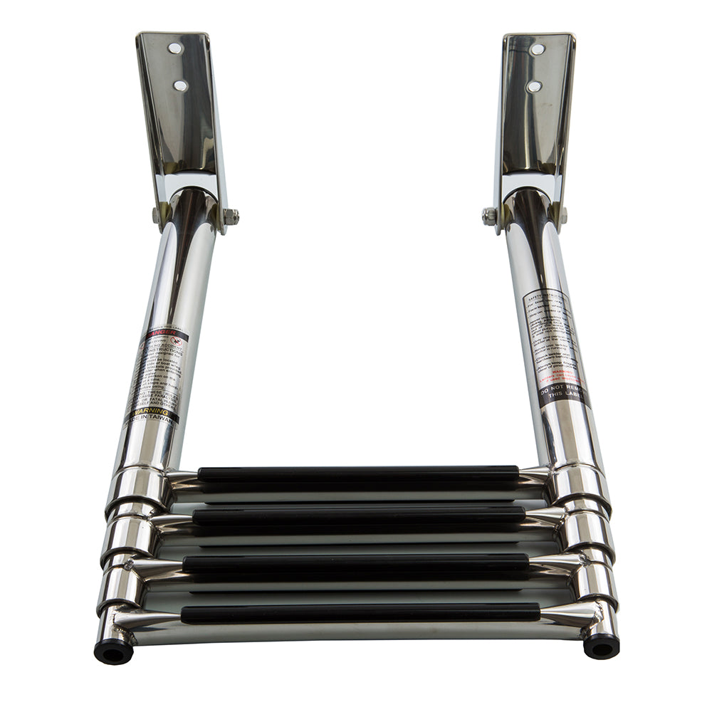 Whitecap 4-Step Telescoping Swim Ladder with Stainless Steel Construction