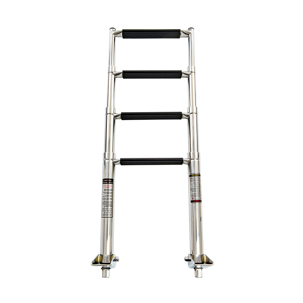 Whitecap 4-Step Telescoping Swim Ladder with Stainless Steel Construction