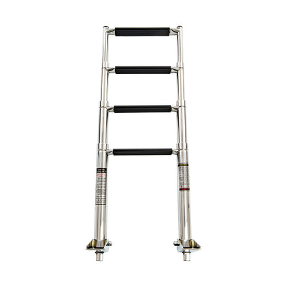 Whitecap 4-Step Telescoping Swim Ladder with Stainless Steel Construction