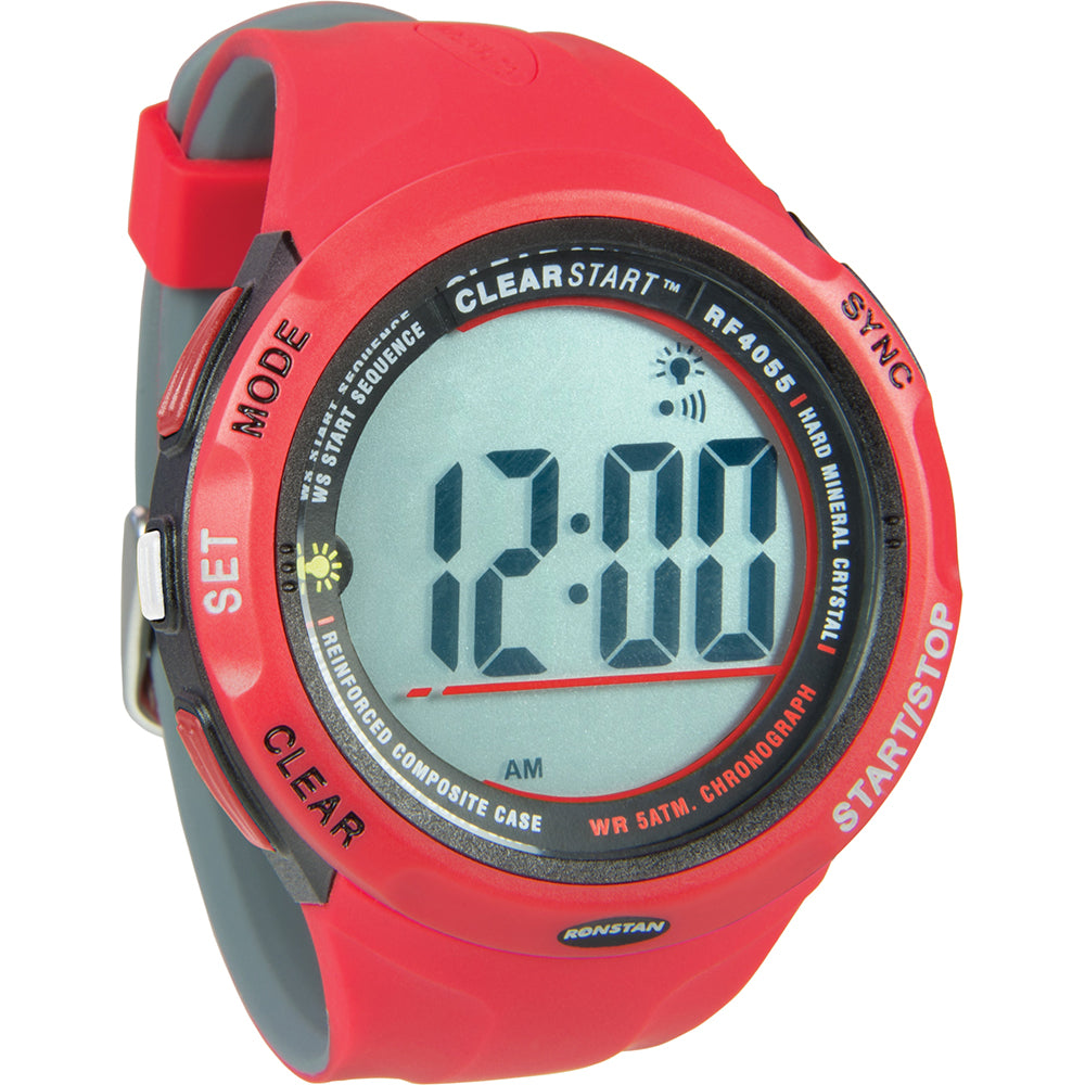 Ronstan RF4055 ClearStart 50mm Sailing Watch - Red and Grey with Race Functions