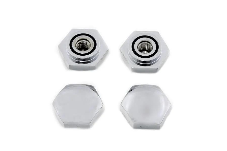 Colony Chrome Rocker Arm Shaft Nut for Harley Davidson EL and FL Models by Colony
