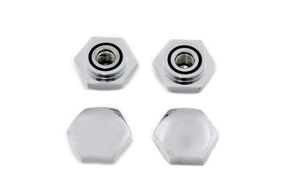 Colony Chrome Rocker Arm Shaft Nut for Harley Davidson EL and FL Models by Colony