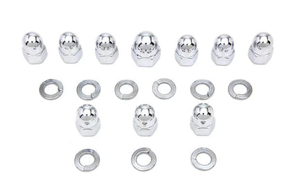 Colony Chrome Transmission Side Cover Kit for Harley Davidson EL and UL Models by Colony