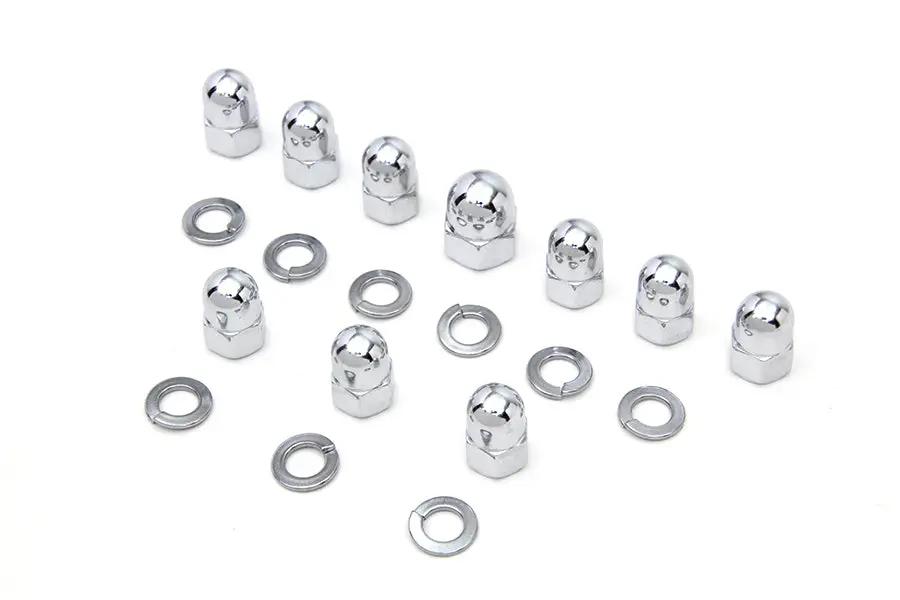 Colony Chrome Transmission Side Cover Kit for Harley Davidson EL and UL Models by Colony