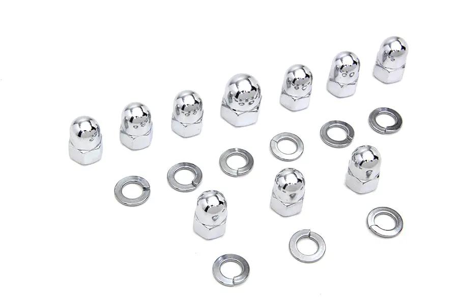 Colony Chrome Transmission Side Cover Kit for Harley Davidson EL and UL Models by Colony