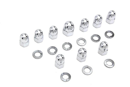 Colony Chrome Transmission Side Cover Kit for Harley Davidson EL and UL Models by Colony