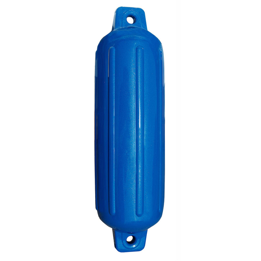 Taylor Made Storm Gard 5.5-inch x 20-inch Inflatable Vinyl Fender in Mid Atlantic Blue