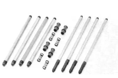 Colony Solid Pushrod Kit with Adapters for Harley Davidson FL Models by Colony